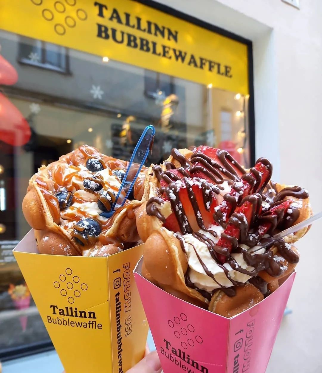 Tallinn Bubblewaffle Cafés Tallinn